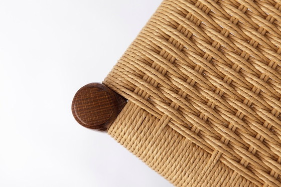 Image 1 of Satz von 6 Niels Otto Møller Modell 75 Stühlen – Eiche, 1950er Jahre, restauriert mit Papierkordelsitzen