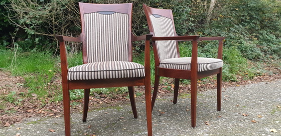 Image 1 of 6 Bannink jugendstil eetkamerstoelen 
