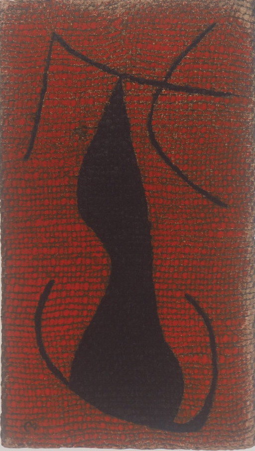 Joan Miró: Donna sdraiata, litografia firmata – lithos zeefdrukken, Paper (photo 2 of 5)