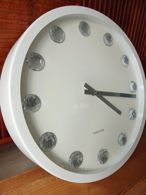 Karlsson designer clock - Crystal time display - good condition