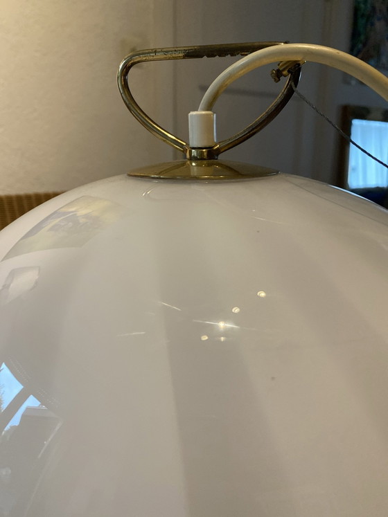 Lampe Murano Glass 90s, Pendelleuchten, Messing, Murano-Glas, Braun (Foto 12 von 15)