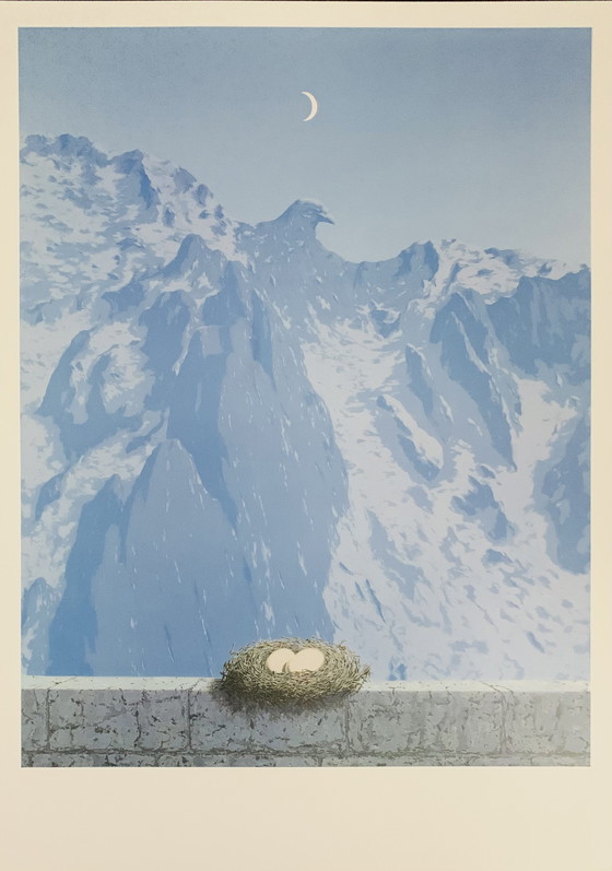 Image 1 of René Magritte: "Le Domaine D'Arnhem, 1962." Signed In the Plate.