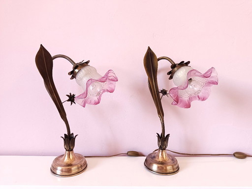 Pair of vintage table lamps