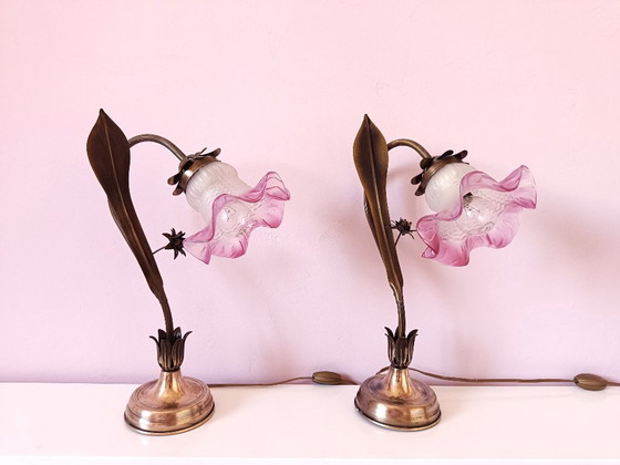 Image 1 of Coppia di lampade da tavolo vintage