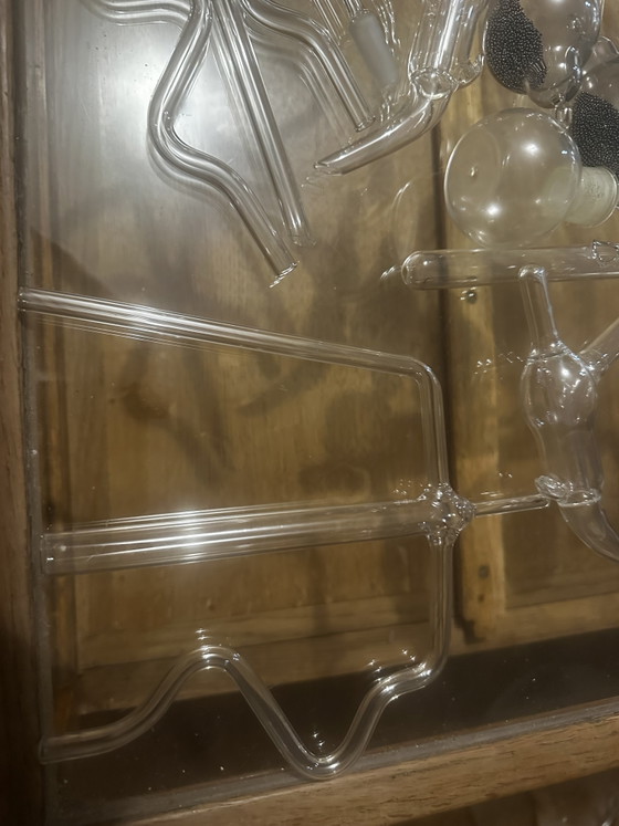Image 1 of Große Sammlung antiker Glaschemikalien für ein Kuriositätenkabinett