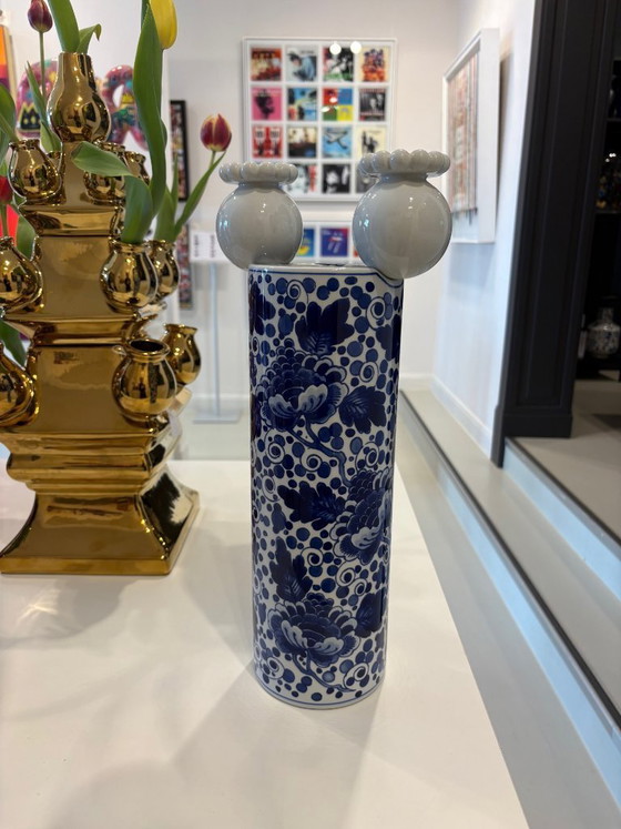 Image 1 of Marcel Wanders Moooi Royal Delft vase Delft Blue Model 1