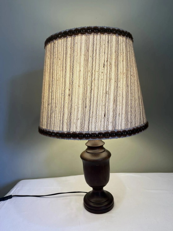 Grande lampada d'ambiente bohémien vintage – Lampade da tavolo, Wood (photo 12 of 12)