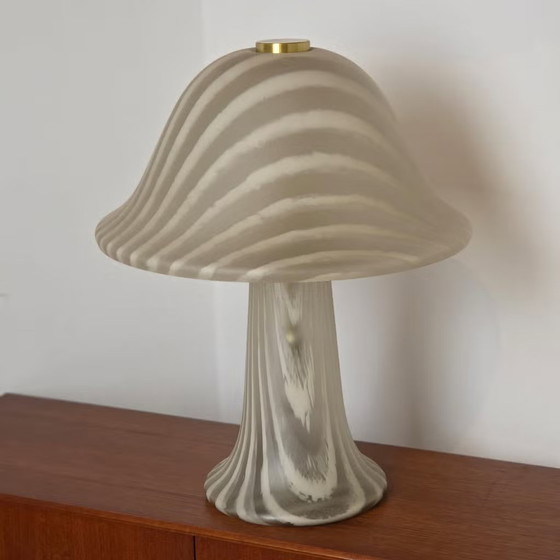 Peill & Putzler Murano Mushroom Table Lamp 70s – Murano Glass, Brass, Vintage (photo 2 of 16)