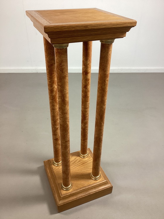 Image 1 of Portavasi a colonna con piedistallo vintage anni ottanta