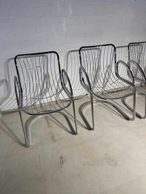 Gastone Rinaldi vintage stoelen Rero Artdeco 