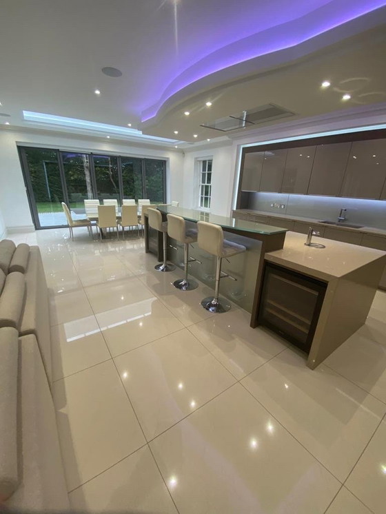 Image 1 of 1 x Esstisch aus Glas/Chrom