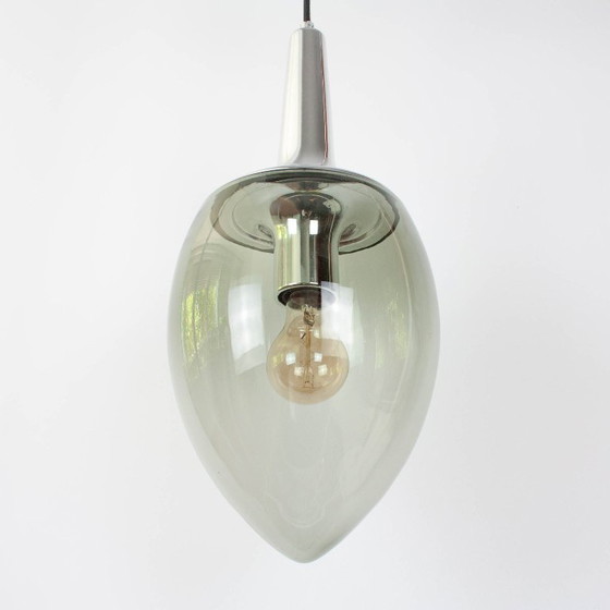 Suspension vintage Peill & Putzler en forme de goutte, Allemagne, années 1960 – Metal, Glass (photo 5 of 15)