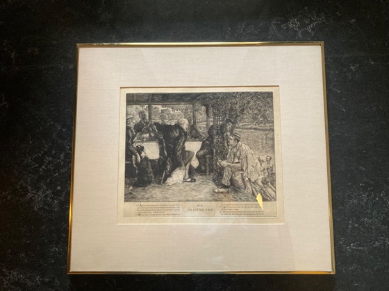 Image 1 of Tissot 1881 4 Etchings ‘The Prodigal Son’