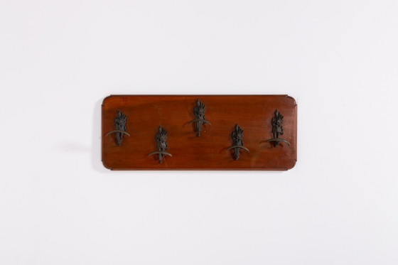 Image 1 of Skulpturale Kleiderbügel, Garderobenständer aus den 1960er Jahren