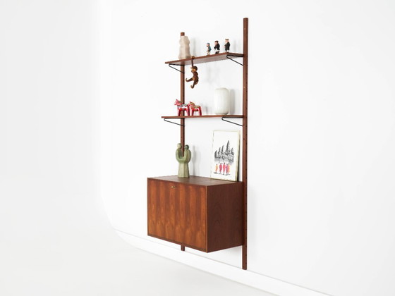 Image 1 of Teakhouten wandrek, Deens design, jaren 60, gemaakt in Denemarken.