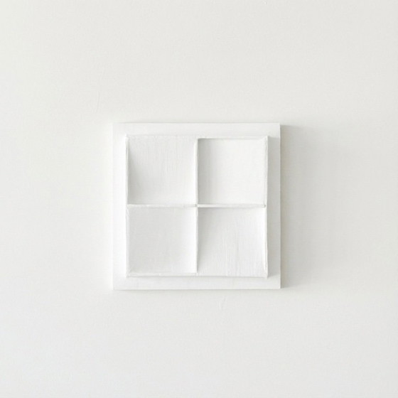 Image 1 of Triptyque de reliefs blancs dans le style Zero - Atelier Nul (Directement de l'artiste)