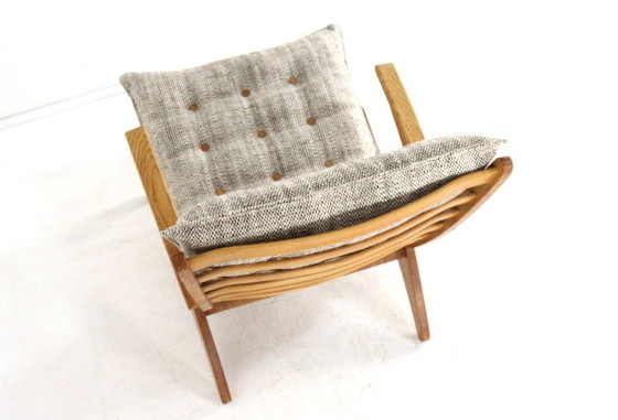 Image 1 of Jan den Drijver voor de Stijl Den Haag fauteuil vintage nieuw gestoffeerd