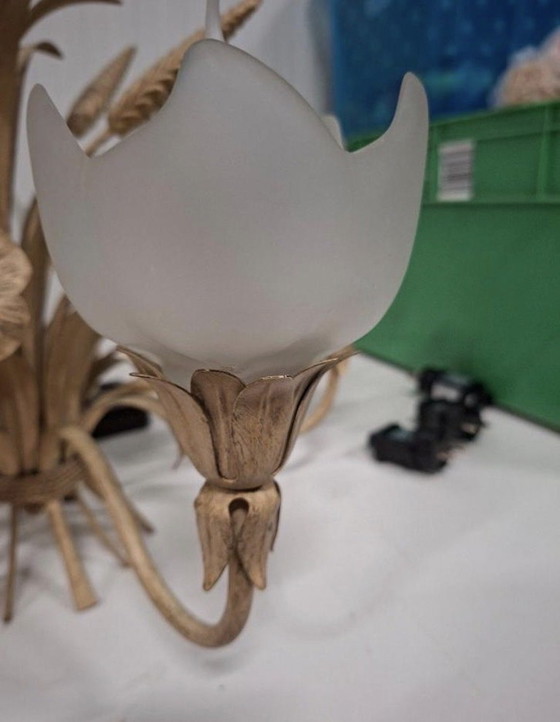 Image 1 of Lampadario Hollywood Regency Coco Chanel, fascio di grano