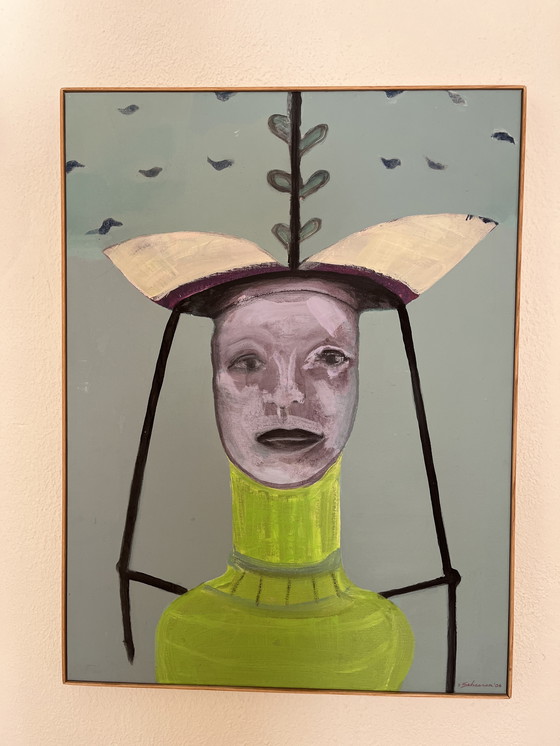 Image 1 of Tableau de Bep Scheeren (elle me regarde)