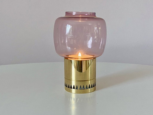 Lantern Tea Light Type L63 In Purple By Hans Agne Jakobsson For Markaryd Sweden