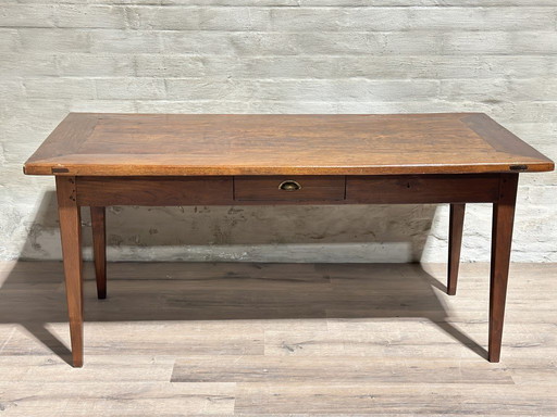French Cozy & More Farmer's Table With 1 Drawer
