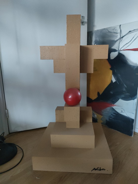 Image 1 of Sculpture cubiste Paul Ibou