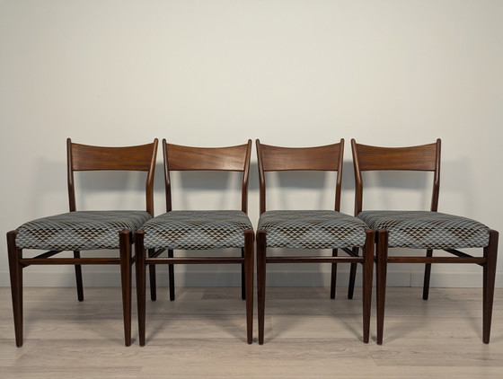 Image 1 of 4 midcentury Cees Braakman SA10 stoelen voor Pastoe