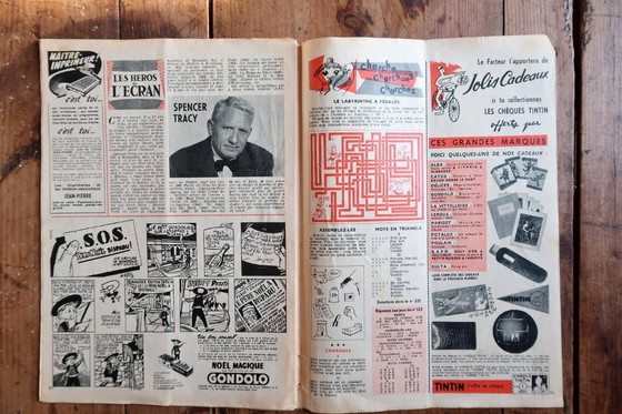 Image 1 of Original Le Journal de Tintin No. 524, November 1958 – Tintin au Tibet – 2C37