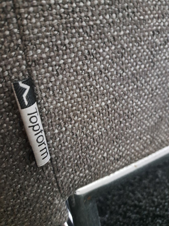 Twee Prachtige Fauteuils Van Topform – Topvorm, rvs, Textile (photo 3 of 4)