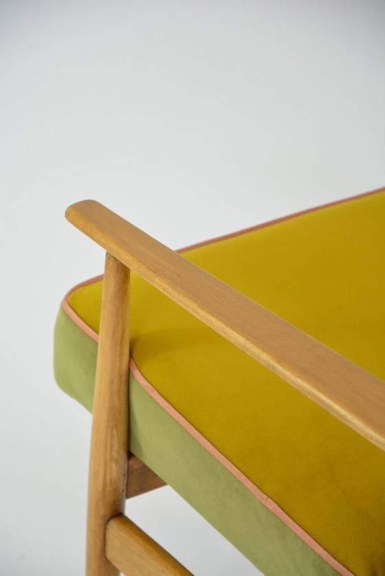 Image 1 of Gele en groene FOX fauteuil