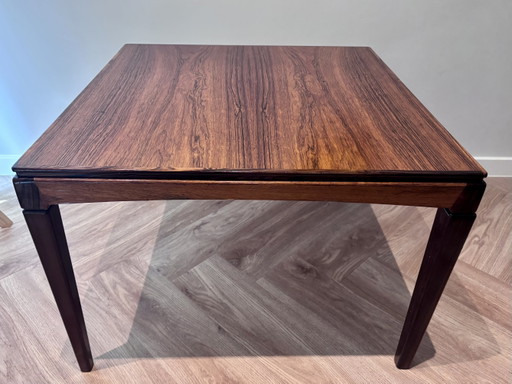 Mesa auxiliar/de centro danesa vintage de mediados de siglo – palisandro – salontafels, Wood (photo 2 of 9)