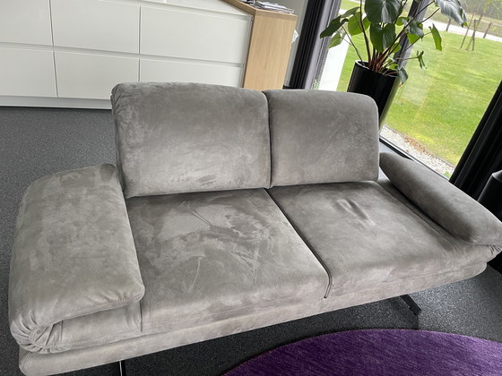 Image 1 of swivel sofas (2 pieces) grey price per piece