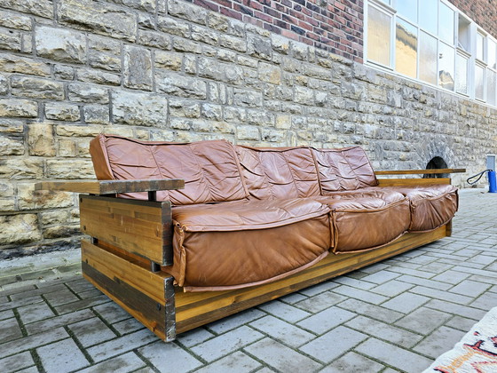 Image 1 of Hämeen Kalustaja 70s bancs canapé ensemble canapé vintage 