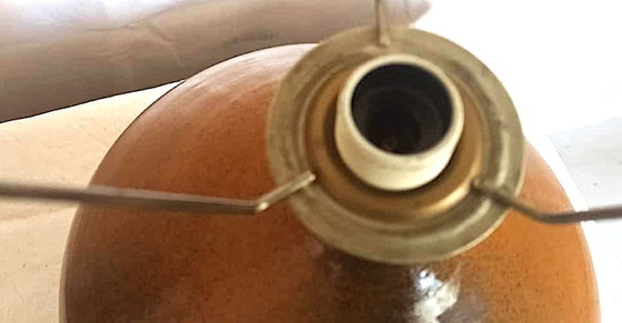 Image 1 of Lampada in terracotta e ceramica anni '70, altezza 69 cm