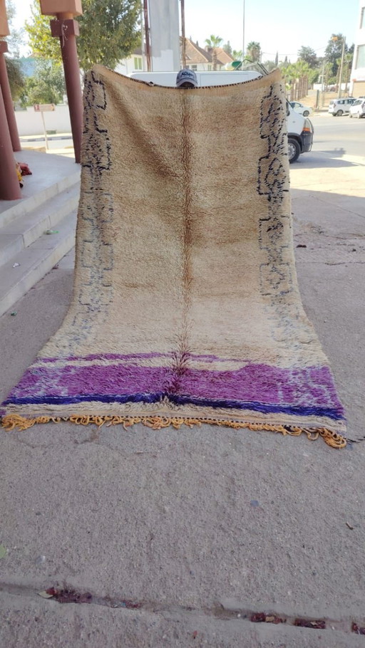 Handgeknoopt vestito berbero wol 315x180cm