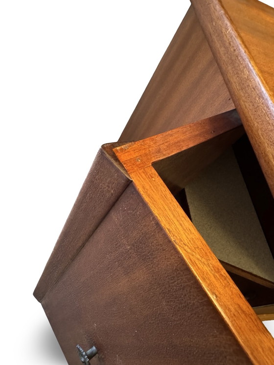 Image 1 of Vintage wooden sideboard with special details, 1950s