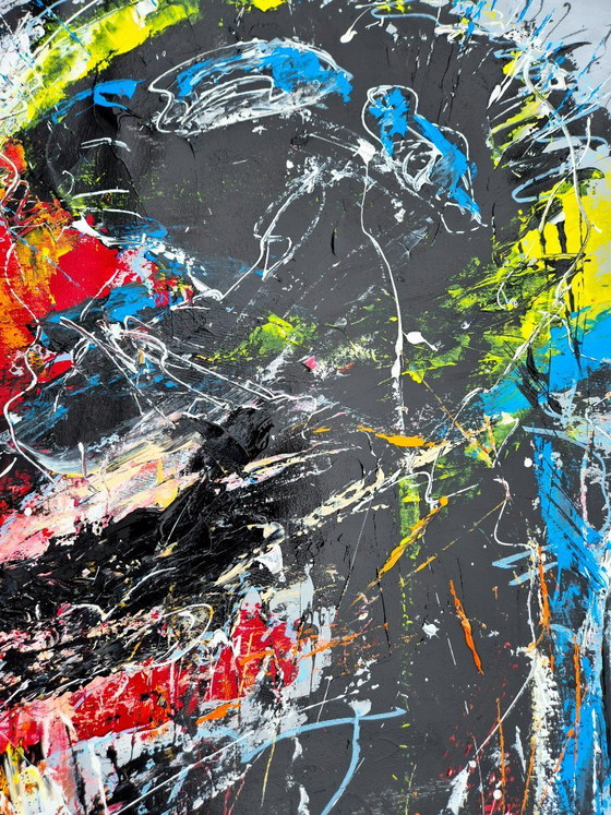 Amitié de deux êtres - XXL – Peintures et dessins, Canvas (photo 5 of 16)