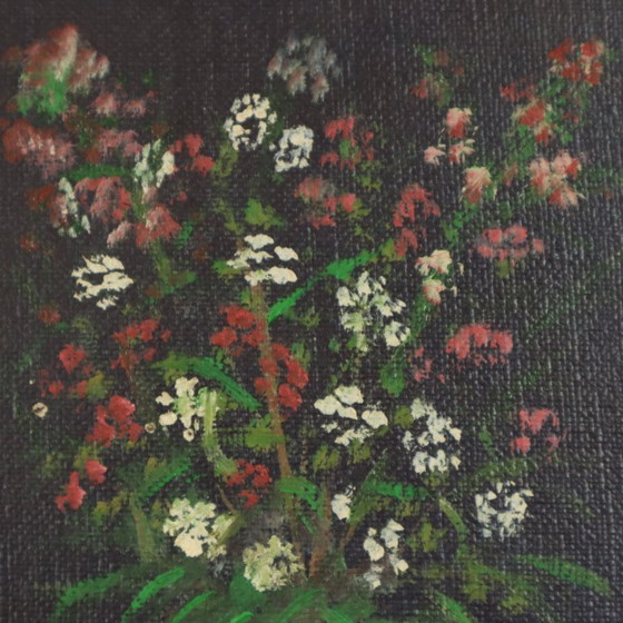Image 1 of Small Flower Still Life Painting 1980