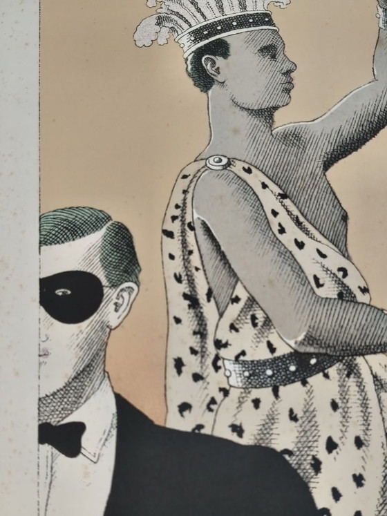Grande poster Pierre Le Tan Cartier Joailliers 1985 – Le Tan Pierre, Decorazioni murali, Carta (photo 4 of 12)