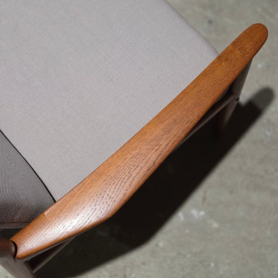 Svend Aage Eriksen Glostrup GM-5, vintage Danish sofa 60s – 3-5 seaters, Wood (photo 7 of 21)