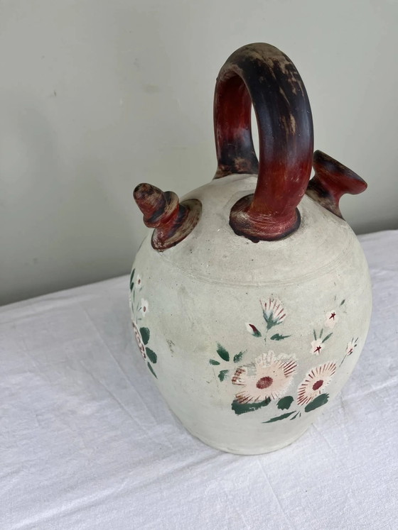 Brocca in gres decorata – Bicchieri e caraffe, Porcelain, Rustic (photo 6 of 8)