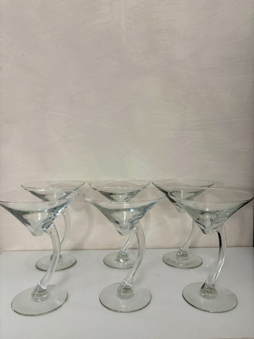 Vintage Libbey Bravura glasses from the 1970s