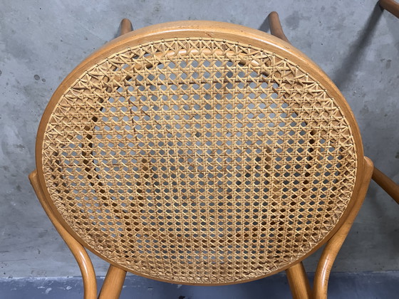 Image 1 of Thonet 233 replicas bentwood webbing vintage