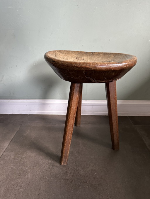 Antique wooden stool