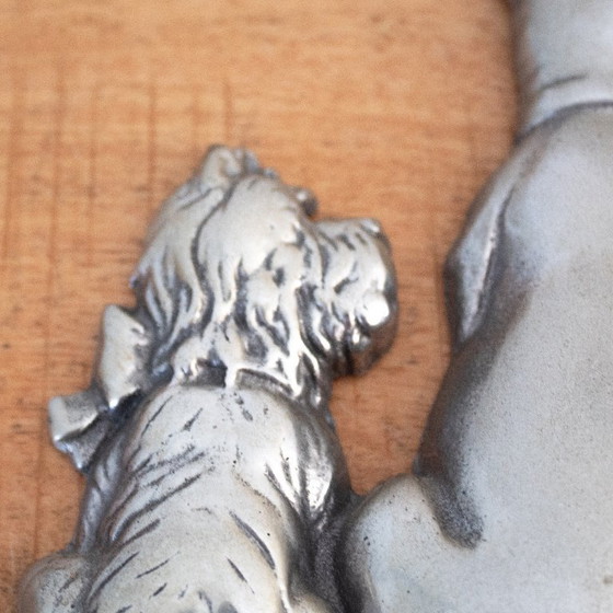 Image 1 of Aluminum Dog Wall Rack for Keys or Leashes
