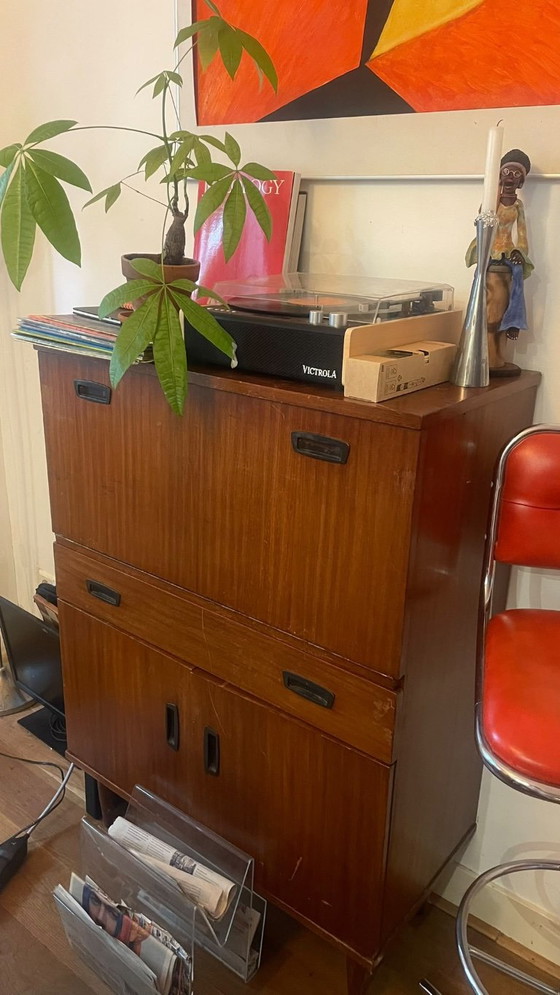 Beautiful vintage wooden cabinet design - 1960 Cees Braakman, Display cabinets, Brown (photo 2 of 11)