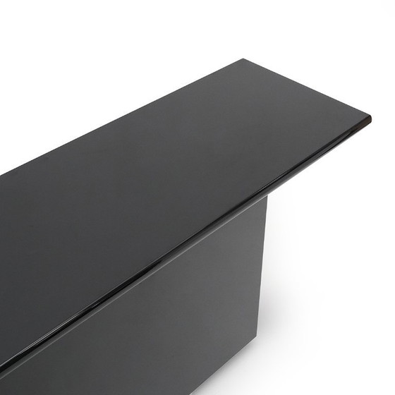 Image 1 of Schwarz lackiertes „Sheraton“-Sideboard von Giotto Stoppino für Acerbis, 1970er