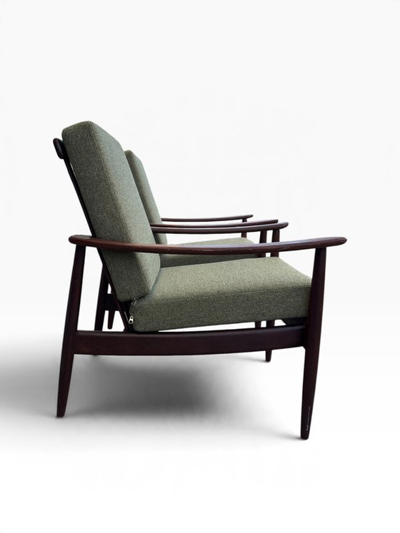 Set skandinavischer Loungesessel aus den 1960er Jahren, Verstellbarer relaxsessel, Scandinavian (Foto 5 von 7)