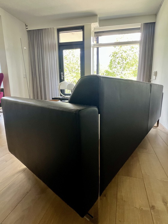 Image 1 of Sofá de cuero negro Marevan Artifort