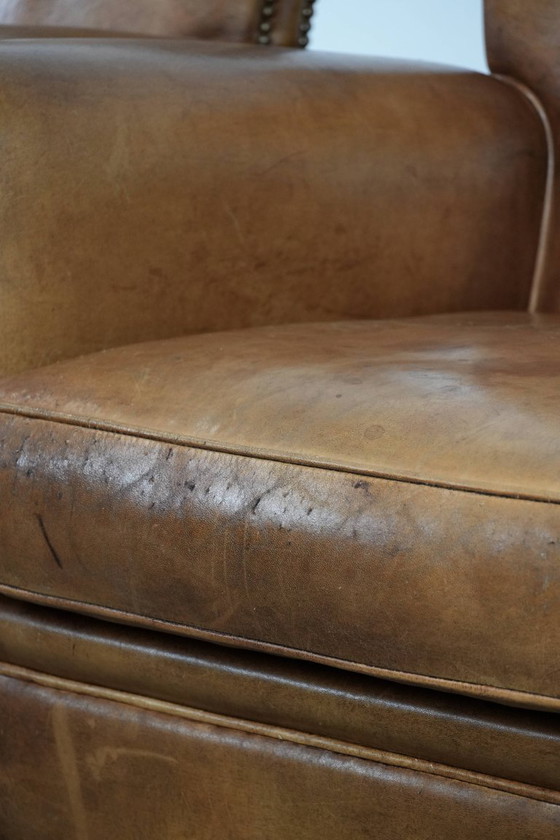 Image 1 of 2 poltrone vintage in pelle di pecora